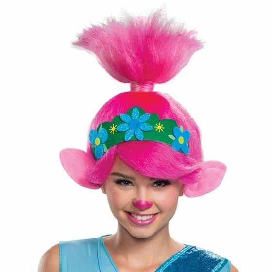 Trolls Movie Poppy Adult Halloween Costume Exclusive, Size: Medium (8-10)