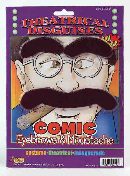 Comic Eyebrows & Moustache