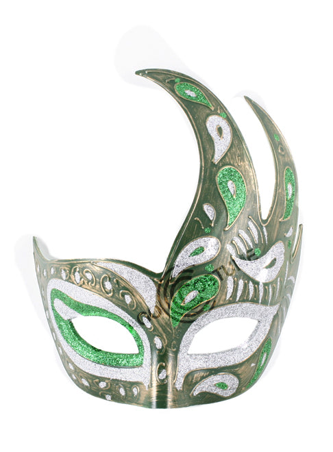 Carnival Eye Mask-Green
