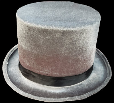 Tall Grey Top Hat