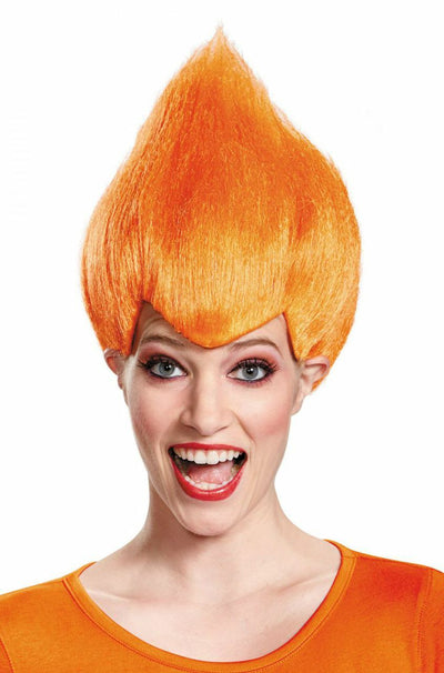 Wacky Troll Adult Wig-Orange