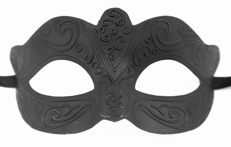 Assorted Color Party Masks-Black