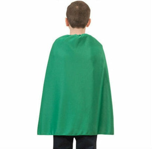 Child Super Hero Cape - Green