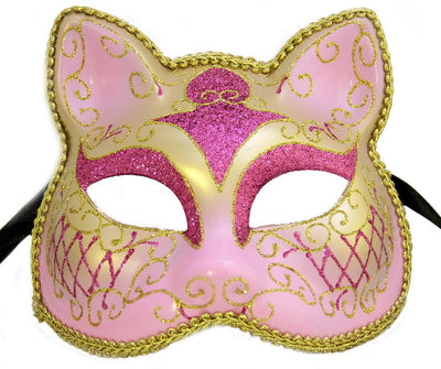 Pink cat mask