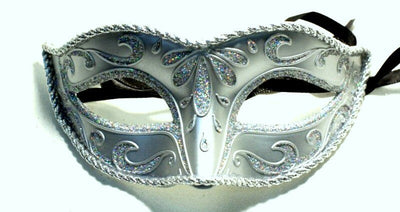 Petite Party Eye Mask-Silver
