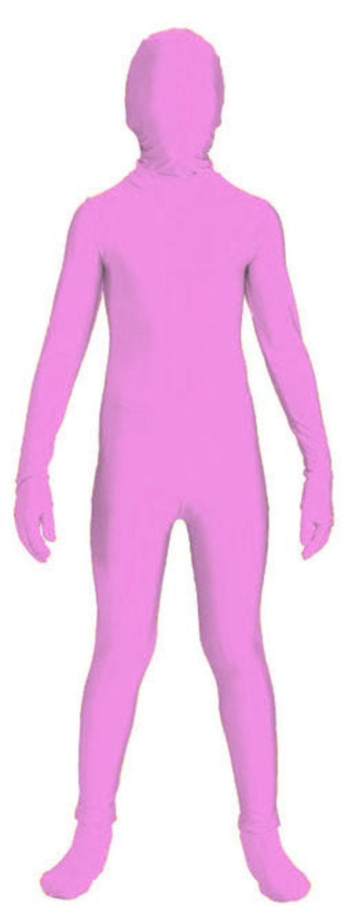 I'M INVISIBLE Pink Child Bodysuit | Chicago Costume Company