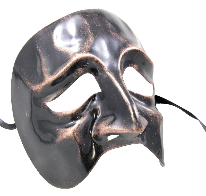 Theatrical Opera Face Mask - Bronze