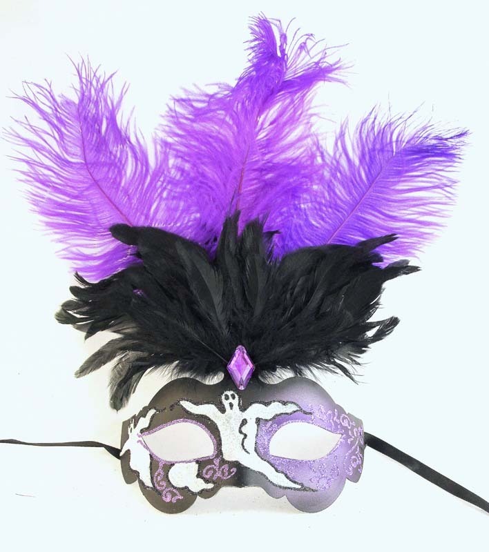 Spiritus Eye Mask w-Top Feathers