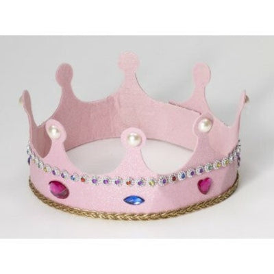 Princess Crown with Pink Glitter
