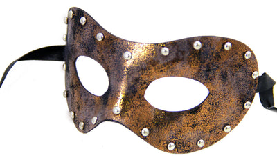 Soren Eye Mask with Studs-Bronze