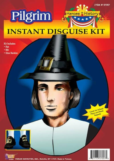 Pilgrim Man and Pilgrim Woman Instant Disguise Kit