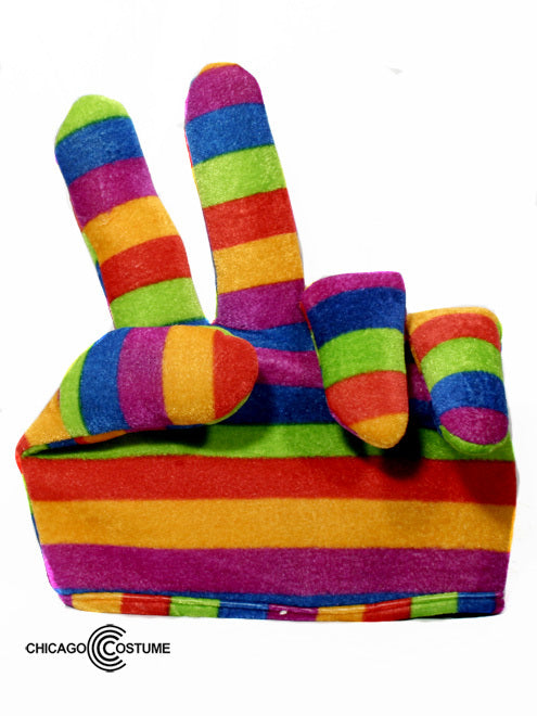 Multi-Colored Giant Hand Hat