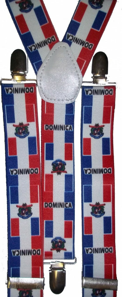 International Flag Suspenders Dominica