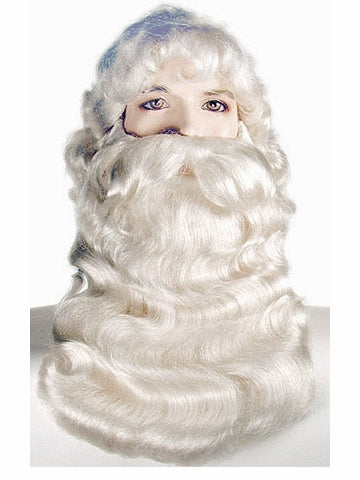 Santa Wig & Beard Set Super Deluxe