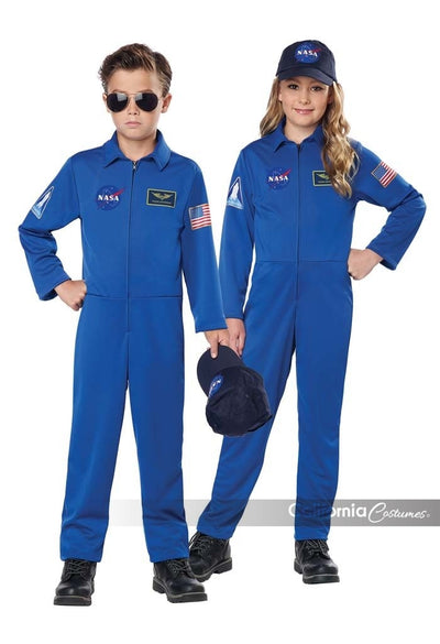 NASA Blue Jumpsuit Child Costume