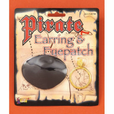 Eye Patch and Earring