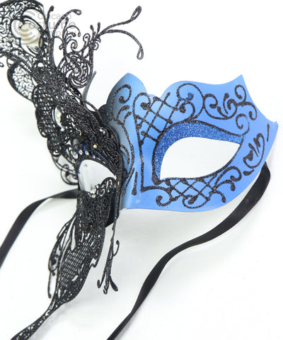 Emmanuelle Eye Mask-Blue