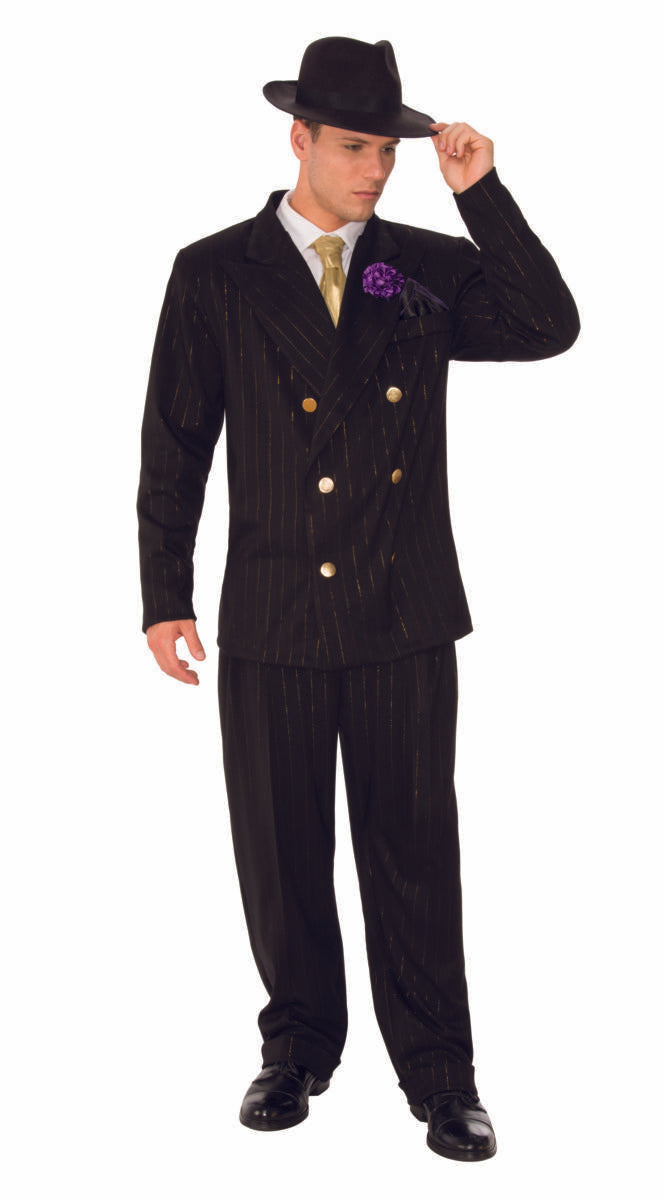 Pinstripe Gangster Adult Suit