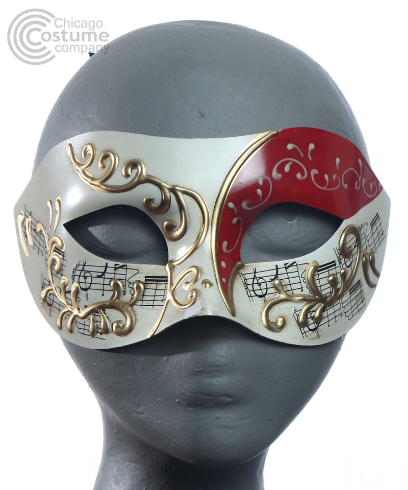 Acacius Eye Mask Red Music Notation
