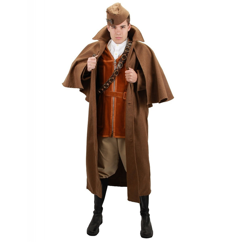 Steampunk Deluxe Brown Inverness Jacket