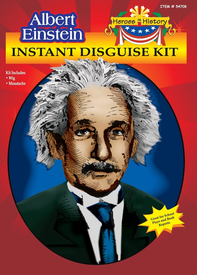 Heroes in History: Albert Einstein Instant Disguise Kit