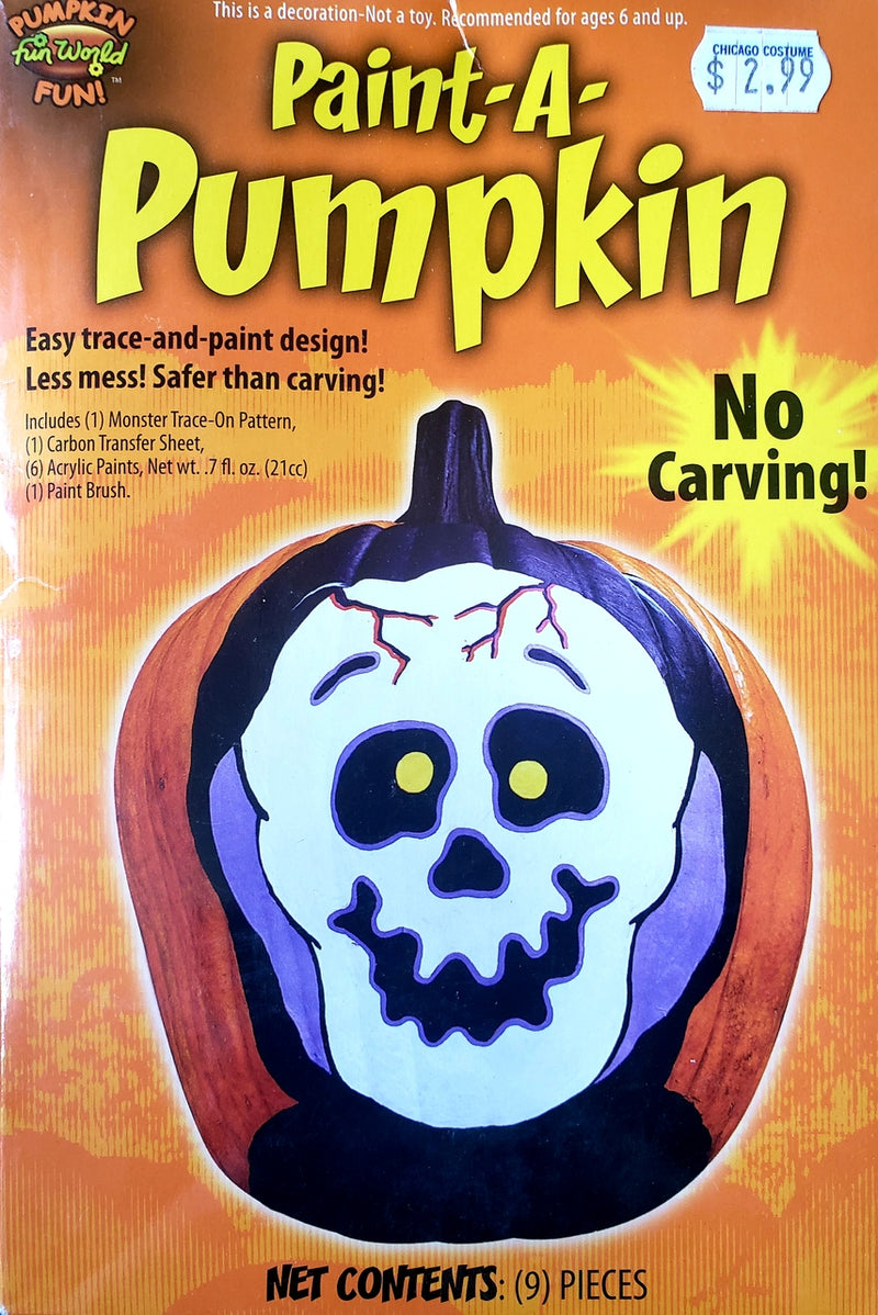 Paint-A-Pumpkin Kit Grim Reaper