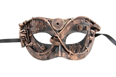 Wasteland Steam Punk Mask - Bronze