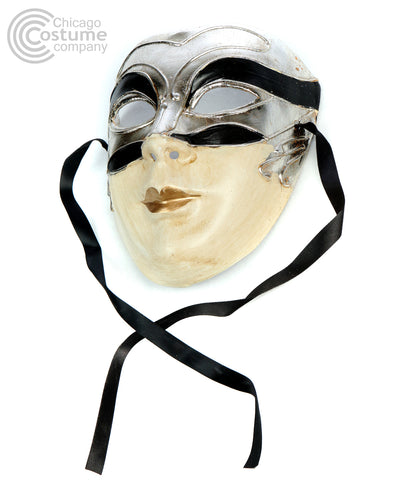 Paradoxum Full Face Mask-Silver and Black