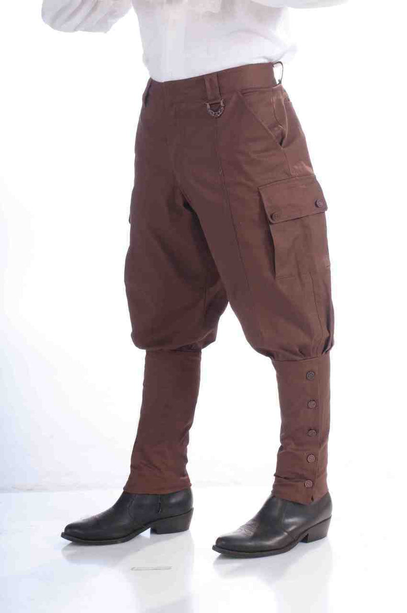 brown steampunk pants