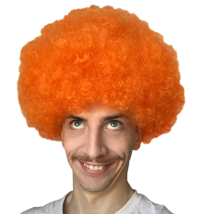 Cheez Ball Wig Orange