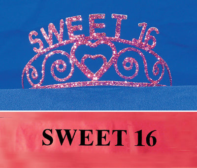 Tickled Pink Sash & Tiara Set- Sweet 16