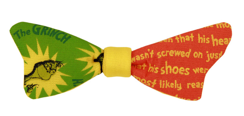 Dr. Seuss The Grinch Mismatched Bow Tie
