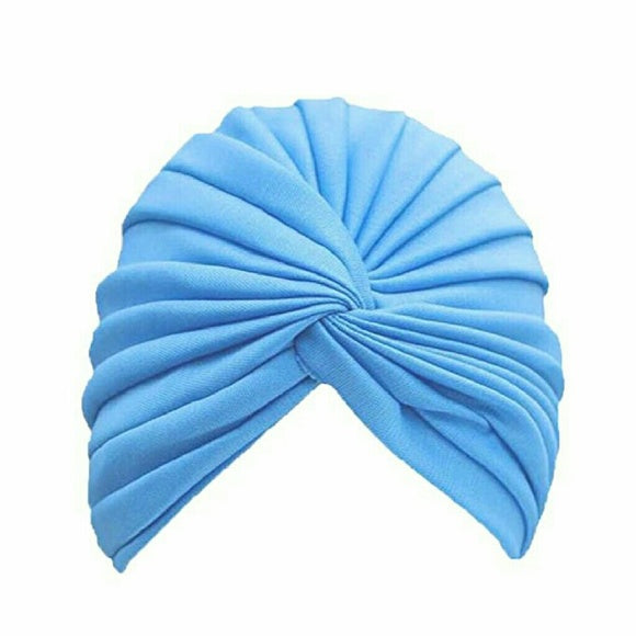 Turban Style Cap - Light Blue