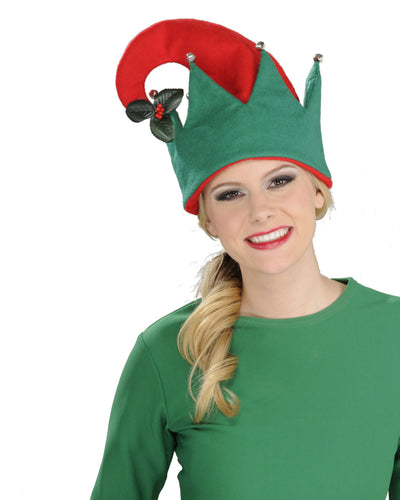 Elf Hat with Mistletoe