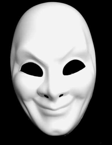 Shiny Joker Mask-White