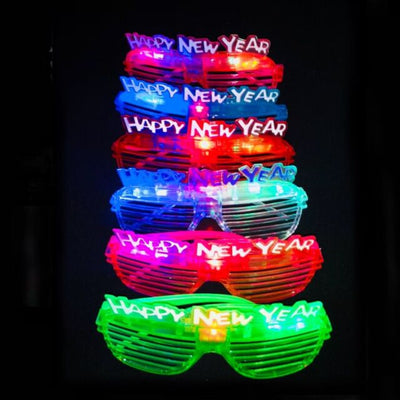 Light Up New Year Shutter Shades