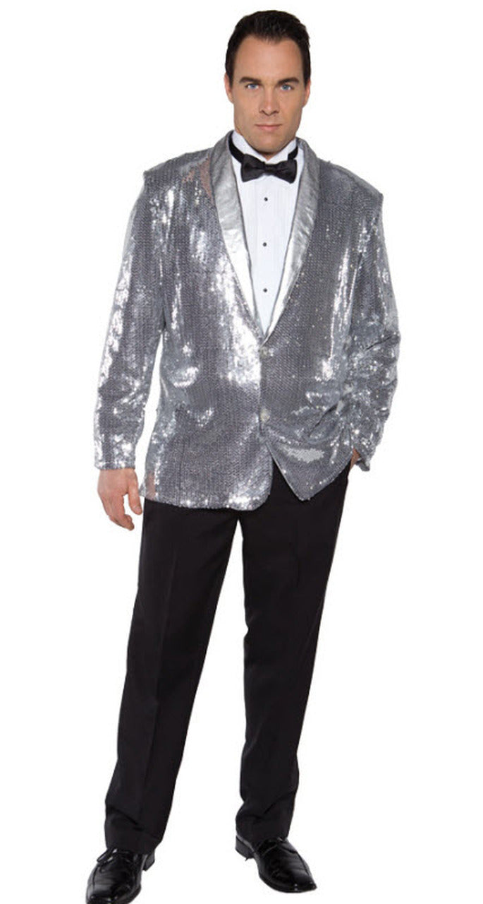 Sequin Jacket - Silver