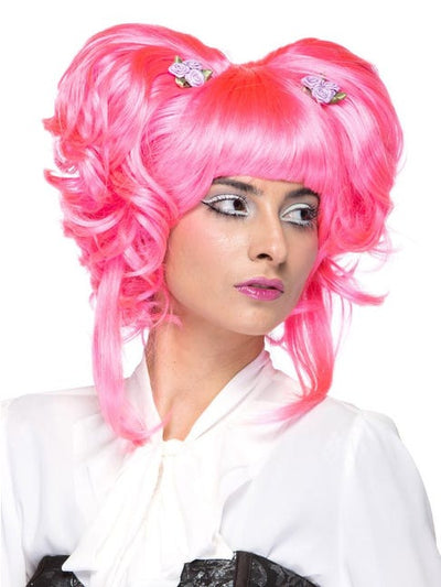 Yuki Cosplay Costume Wig Hot Pink