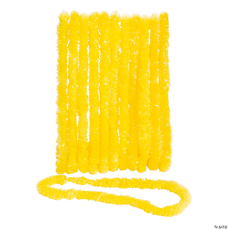 Yellow Plastic Lei